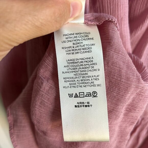 FREE PEOPLE REVOLVE Daia Top Mountain Peplum Long Sleeve Blouse US L - Picture 7 of 8